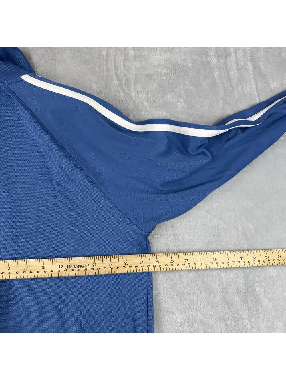 Roots Blue Track Jacket 2XL Full Zip Sporting Goods Striped Sleeve Retro Vintage